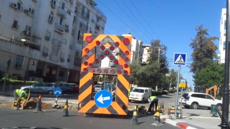 עבודות בכביש גורדוסקי