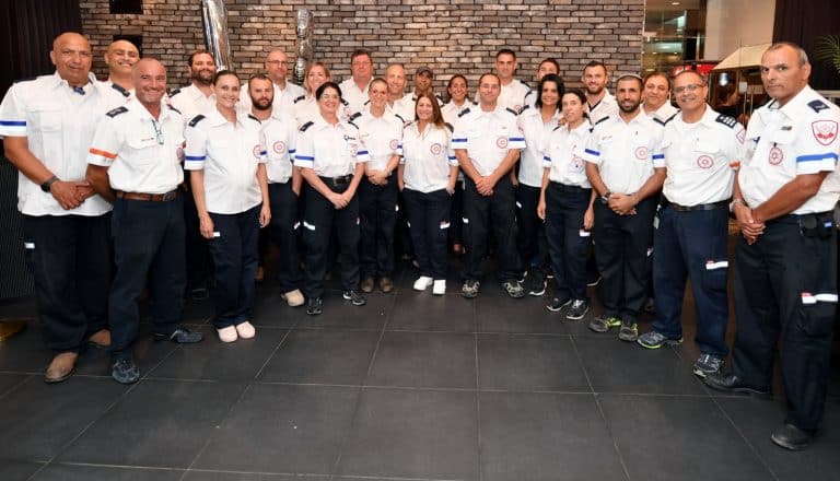 טקס סיום קורס חובשים בכירים של מדא באילת - צילום דוברות מדא