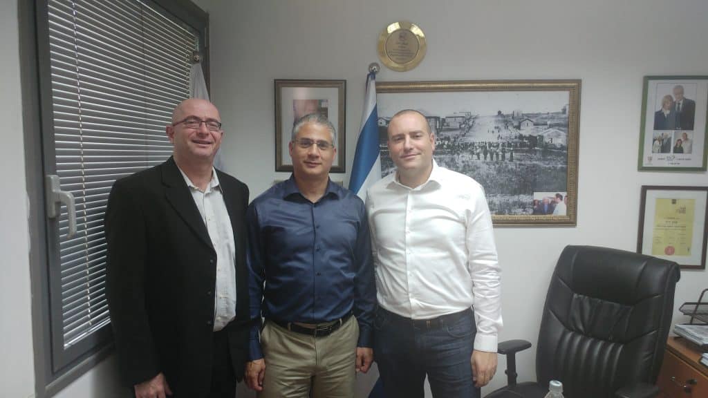 מעוף והסוכנות - ביקור בעיריית רחובות (1)