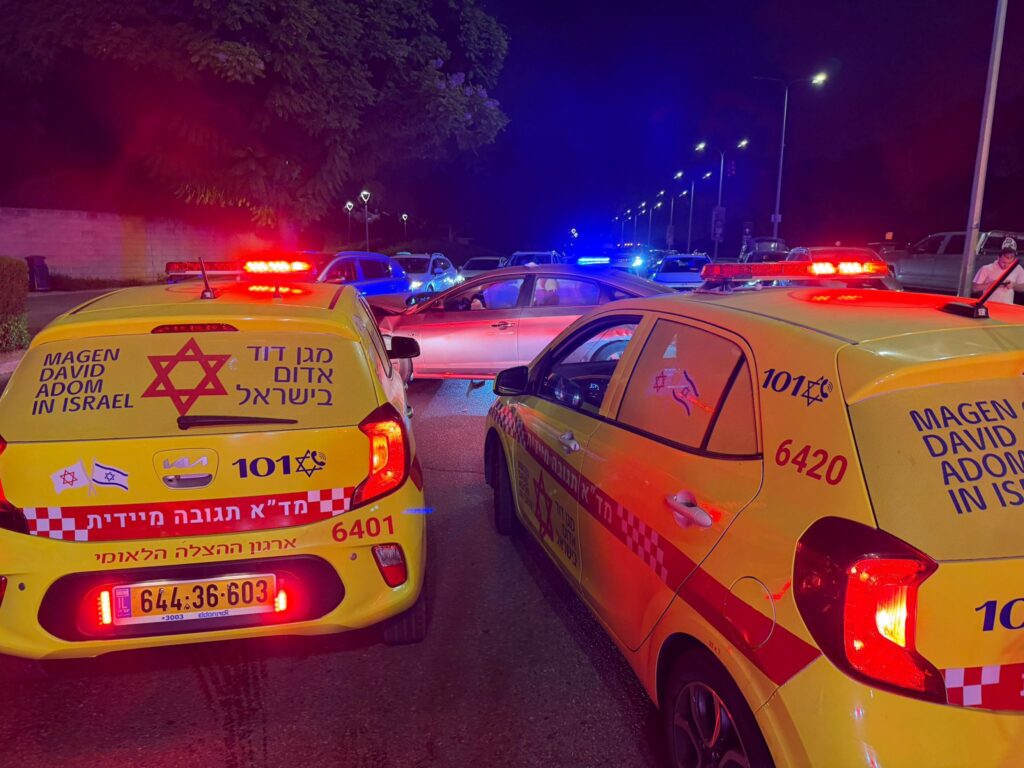 זירת תאונה קטלנית בכביש 317 בהר חברון