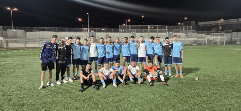 שחקני מחלקת הנוער של מ.כ. אור יהודה לאחר העלייה לליגות הארציות החדשות