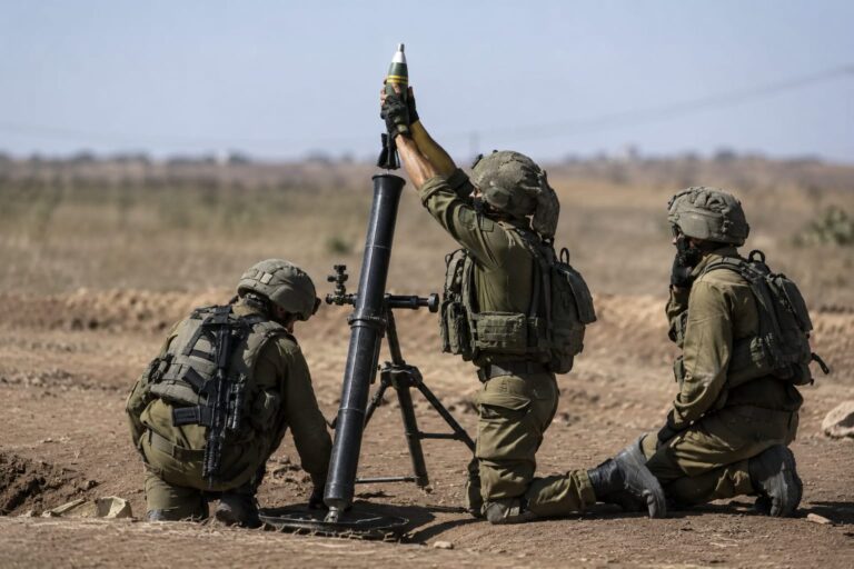 אילוסטרציה של אימון מרגמות בשטח אש בדרום הארץ. במהלך תרגיל בבסיס ביסל"ח שוגרה לפי הדיווח תחמושת חיה במקום אמצעי תרגול, והאירוע נמצא בתחקור צה"ל.