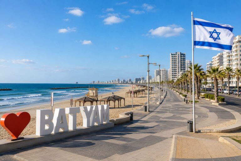 חוף בת-ים או כיתה ריקה לקראת חזרה לשגרה, לאחר היערכות העירייה לפתיחת מוסדות החינוך והשירותים העירוניים