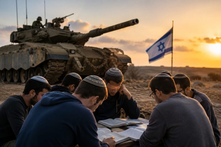 חיילי שריון לצד טנקים במהלך פעילות מבצעית, על רקע הוויכוח הציבורי סביב שילוב לוחמות בחיל והודעת ראשי ישיבות ההסדר