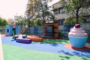 מתחם HAPPY-NESS החדש בפארק כ״ט בנובמבר בנס ציונה, המיועד לחגיגות יום הולדת לילדי העיר