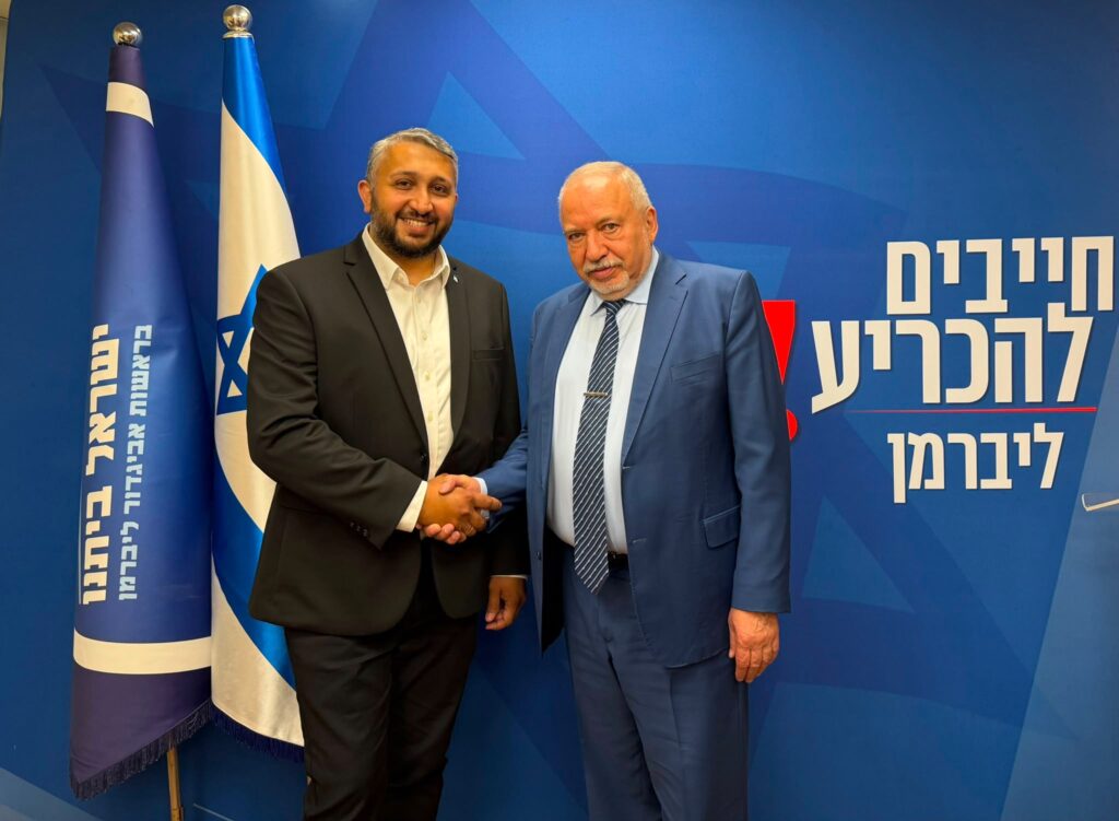 עו״ד אדי מורדכייב, המשנה לראש עיריית רמלה, שהודיע על הצטרפותו למפלגת ישראל ביתנו