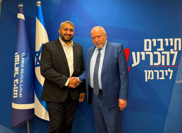 עו״ד אדי מורדכייב, המשנה לראש עיריית רמלה, שהודיע על הצטרפותו למפלגת ישראל ביתנו