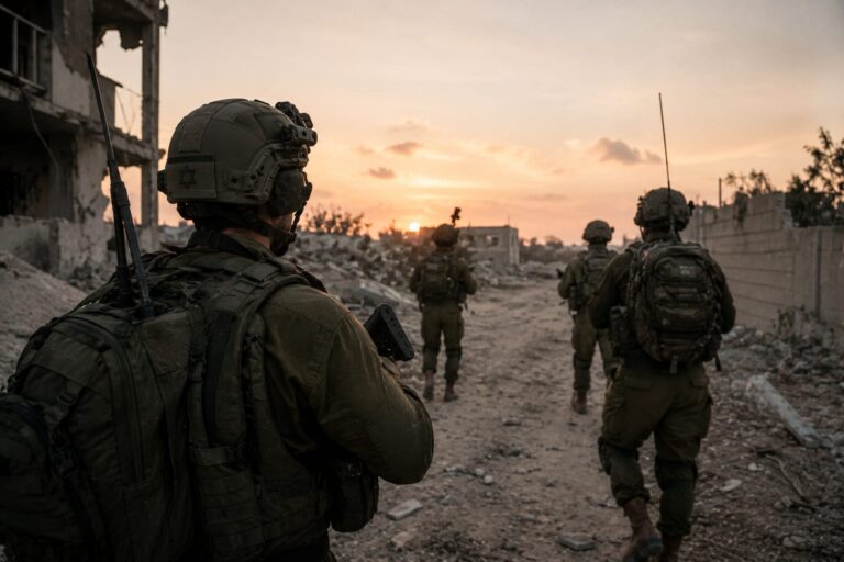חיילי מילואים בפעילות בגזרת עוטף עזה