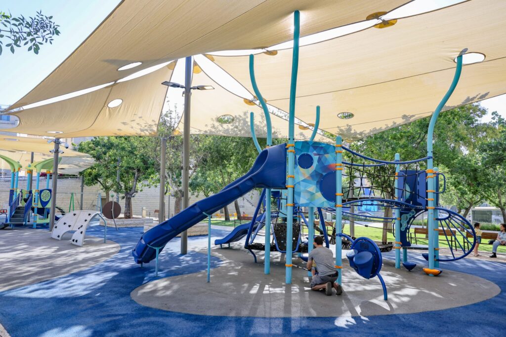 פארק השבשבת המחודש בבית הכרם לאחר עבודות הפיתוח והחידוש.