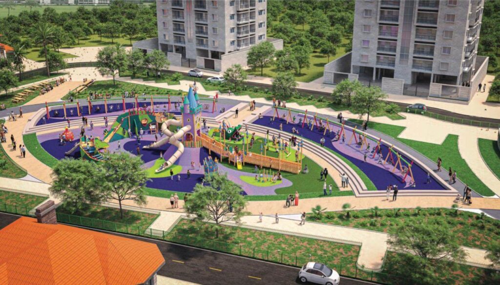 עבודות להקמת פארק משחקים ומרחב ציבורי חדש בשכונת המתנחלים באשקלון