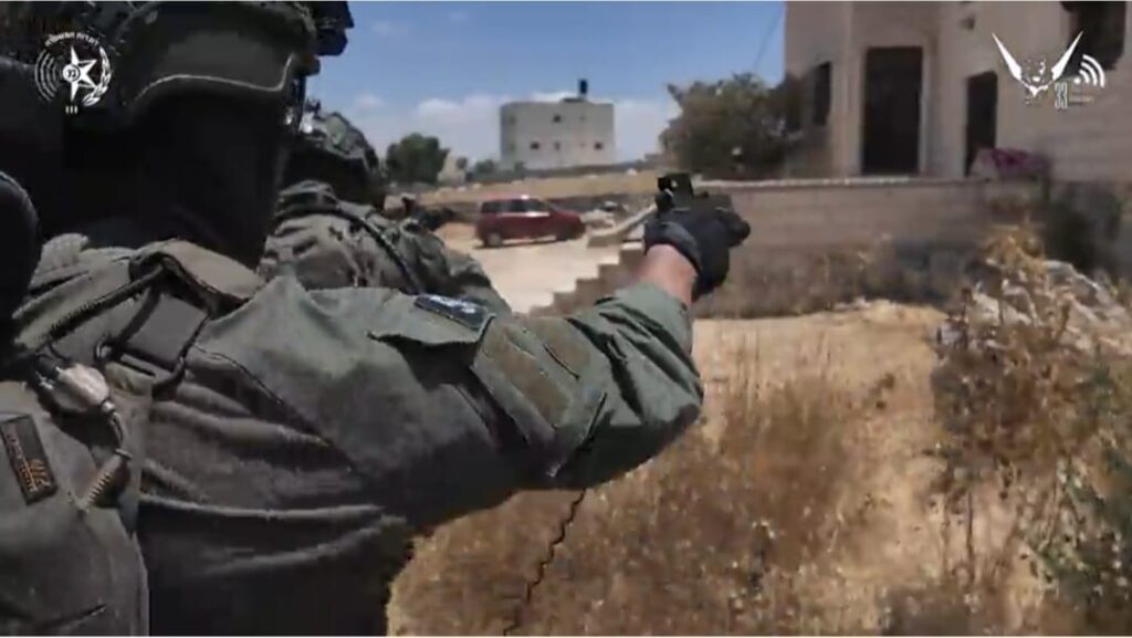 לוחמי יחידת הגדעונים במהלך הפעילות למעצר החשוד הנוסף באונס הקבוצתי ברמלה