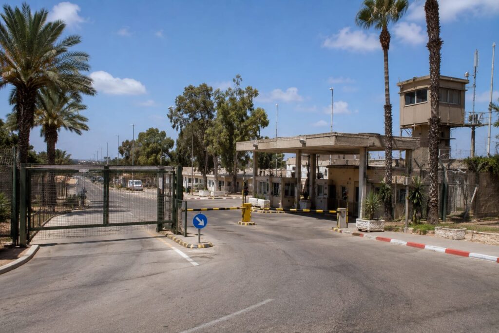 מחנה בית ליד סמוך לנתניה, שבו נכנסו מפגינים לשטח הבסיס ופונו מהמקום