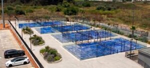 מתחם הפאדל החדש שהוקם סמוך לאצטדיון העירוני בנס ציונה