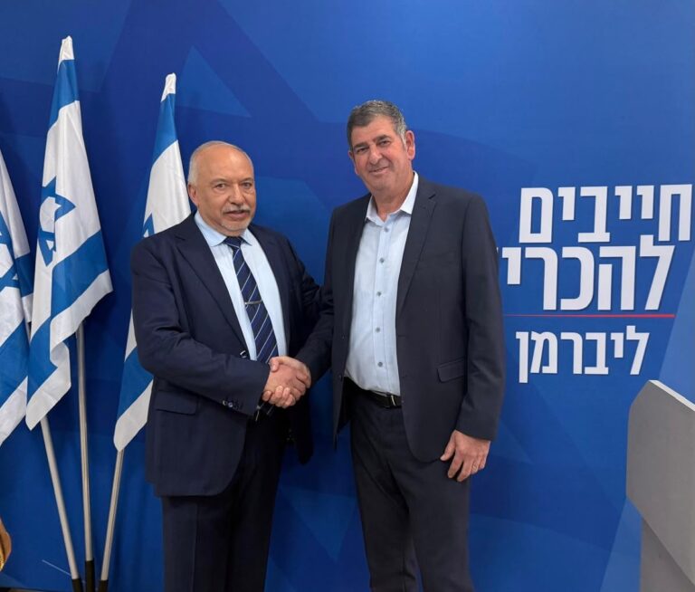 יוסי ברודני ואביגדור ליברמן