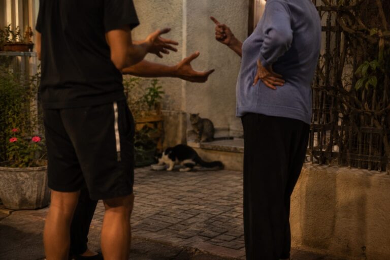 ויכוח על חתולים שהסתיים באלימות
