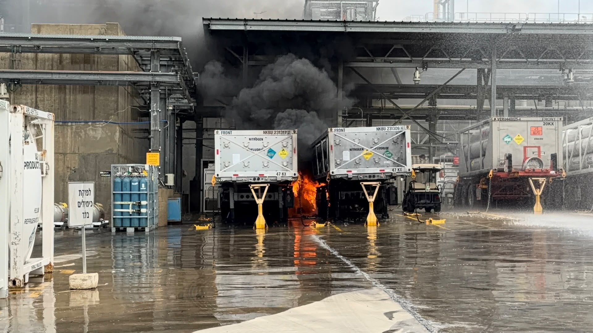Photo: חדשות אפס שמונה Two Workers Die Following Explosion at Intel Facility in Kiryat Gat